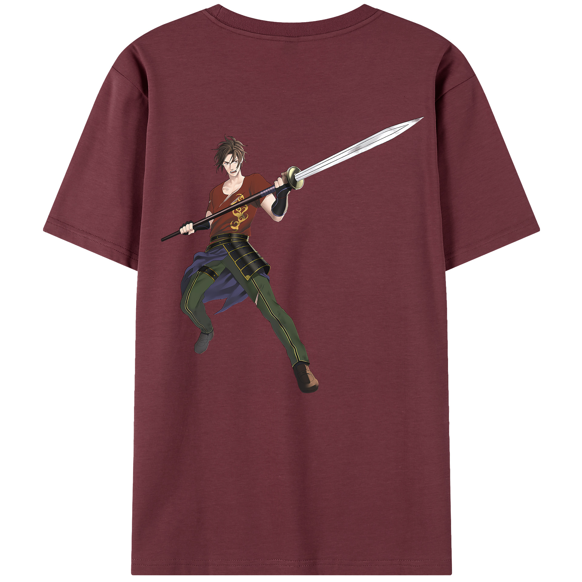 （画像用） 刀剣乱舞 Touken Ranbu 綿100％半袖Tシャツ（背面プリント）